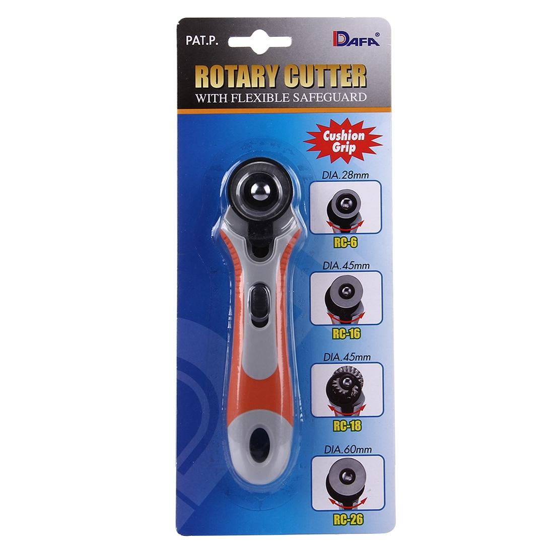 28mm Straight Handle Rotary Cutter with Safeguard by Dafa 7