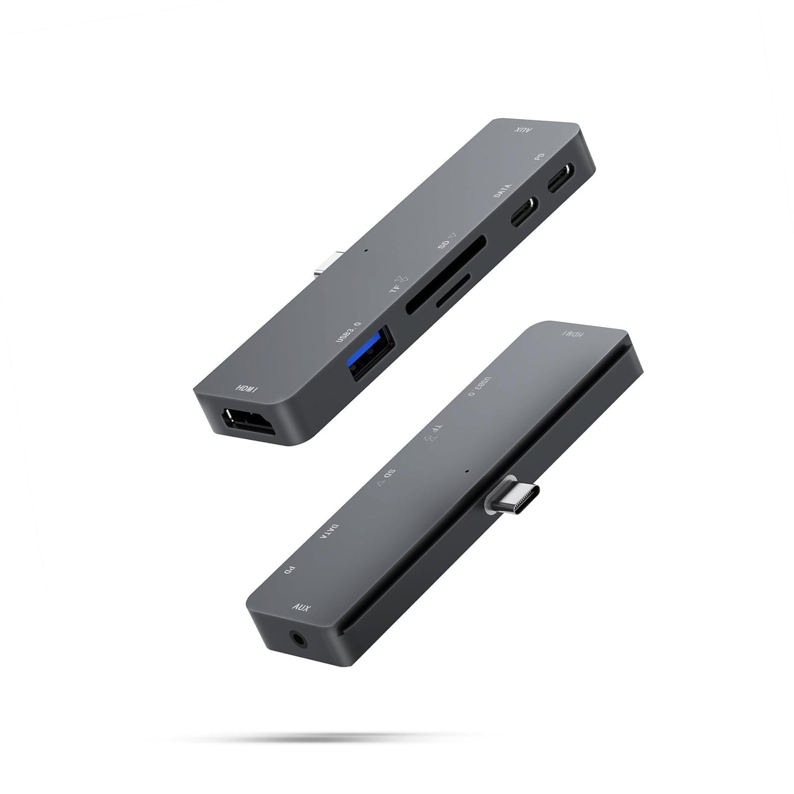 7-In-1 Docking Station For Ipad Pro Hdmi 4K Audio Sd / Tf Usb 3.0 Usb-C Pd 3