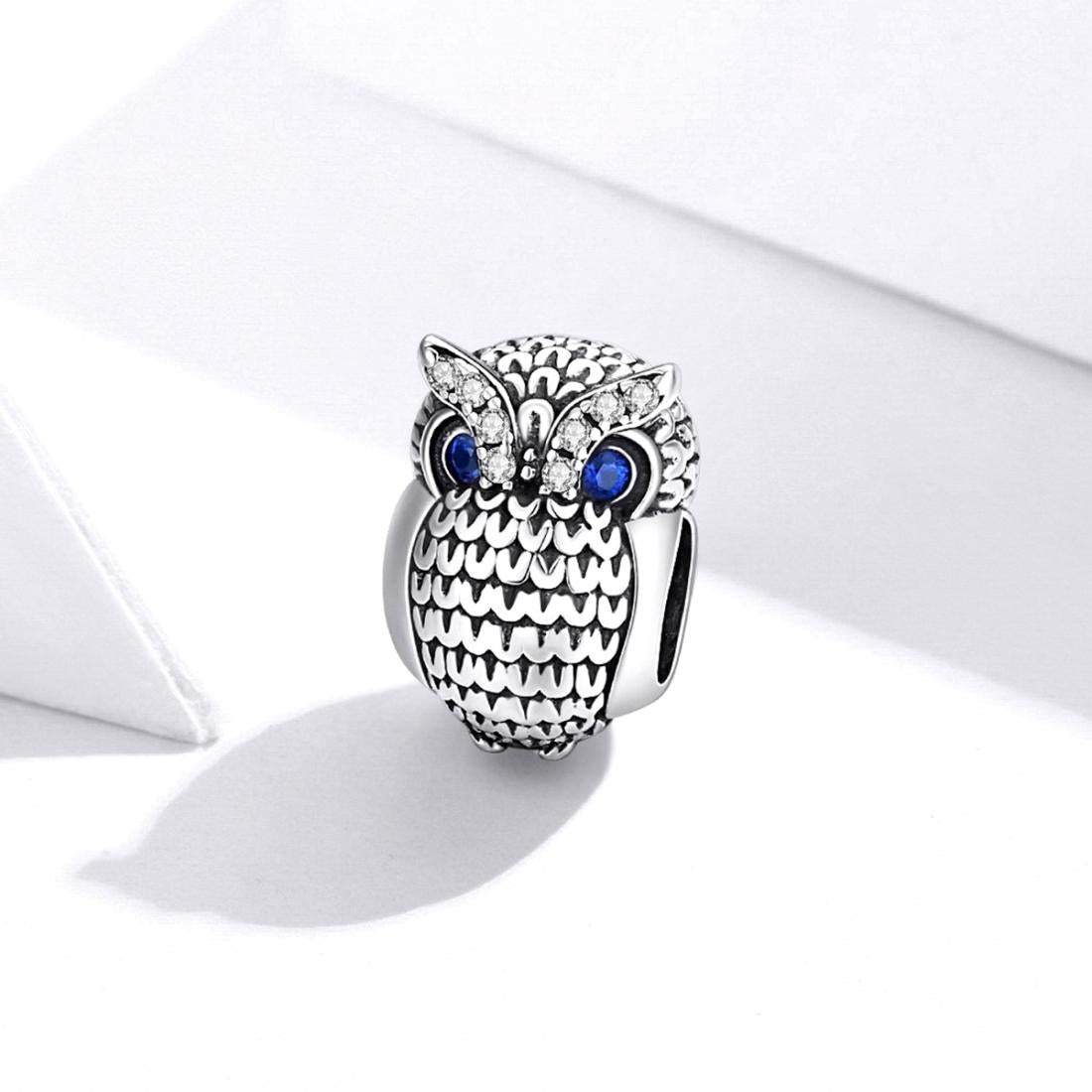 925 Sterling Silver Owl Beads For Diy Bracelets & Necklaces 3