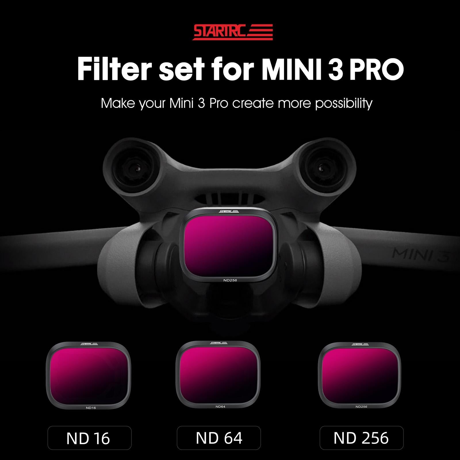 3-in-1 Lens Filter for Dji Mini 3 Pro - Nd16 Nd64 Nd256 4