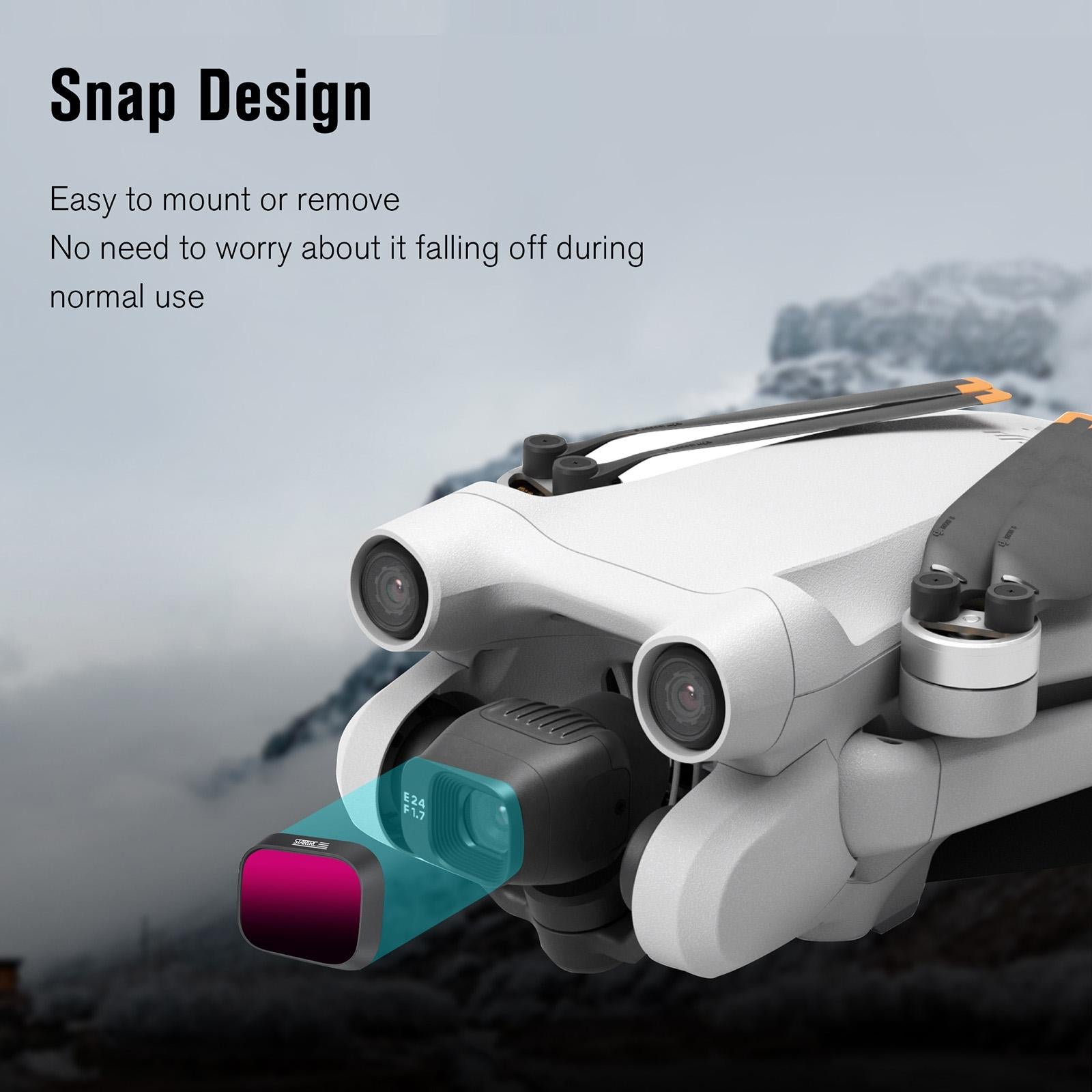 3-in-1 Lens Filter for Dji Mini 3 Pro - Nd16 Nd64 Nd256 9