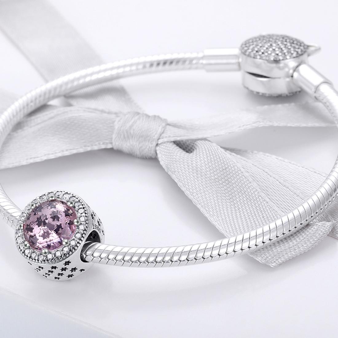 925 Sterling Silver Starry Sky Beads For Diy Bracelets & Necklaces 8