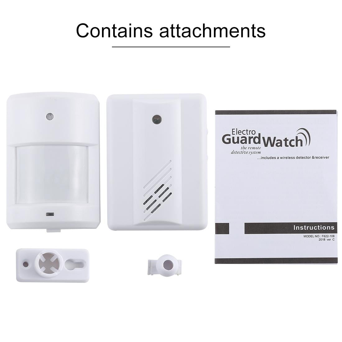 Wireless Electro Guard Watch Remote Detective System Kit - Upgraded Version 6
