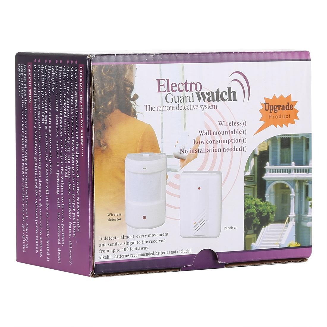 Wireless Electro Guard Watch Remote Detective System Kit - Upgraded Version 7