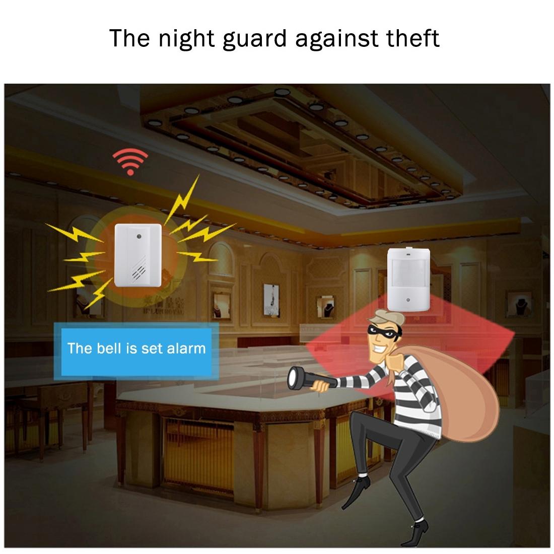 Wireless Electro Guard Watch Remote Detective System Kit - Upgraded Version 8
