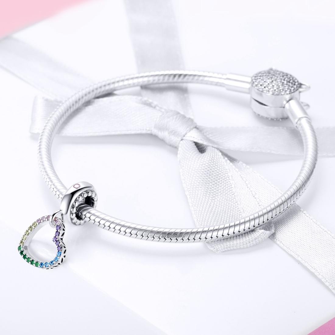 925 Sterling Silver Skull Heart Pendant For Diy Bracelets & Necklaces Style - Pendent 7