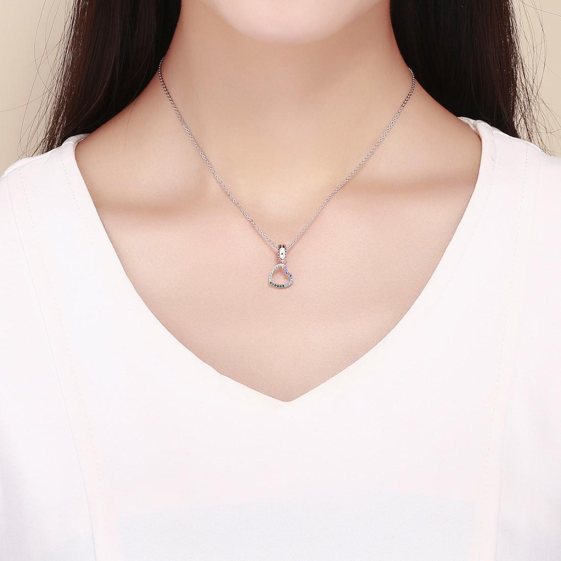 925 Sterling Silver Skull Heart Pendant For Diy Bracelets & Necklaces Style - Pendent 9