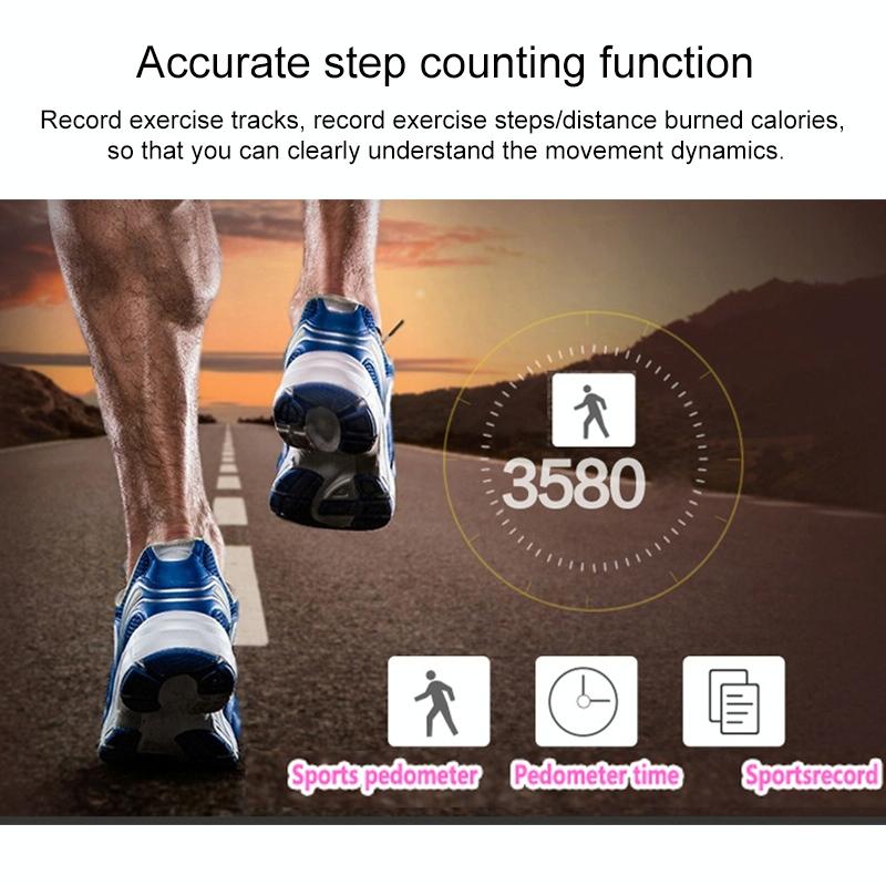 Sporty Bluetooth Mp3 Player 8Gb Clip Mini With Screen Fm Recording E Book Pedometer 9