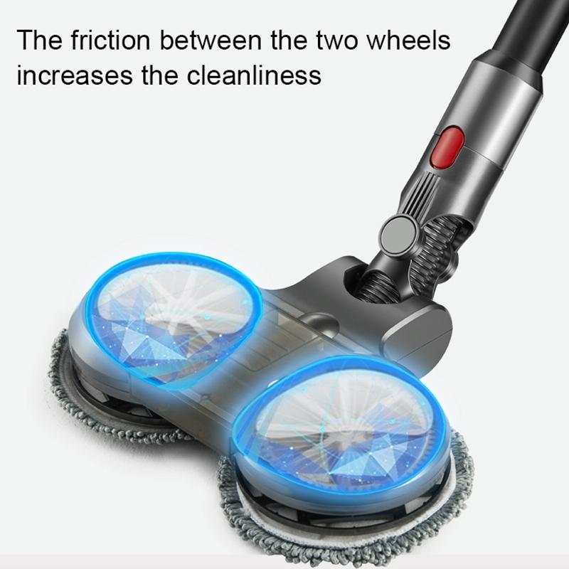 Electric Wet Dry Mopping Head with Water Tank for Dyson V15 - 6pcs Rag 4