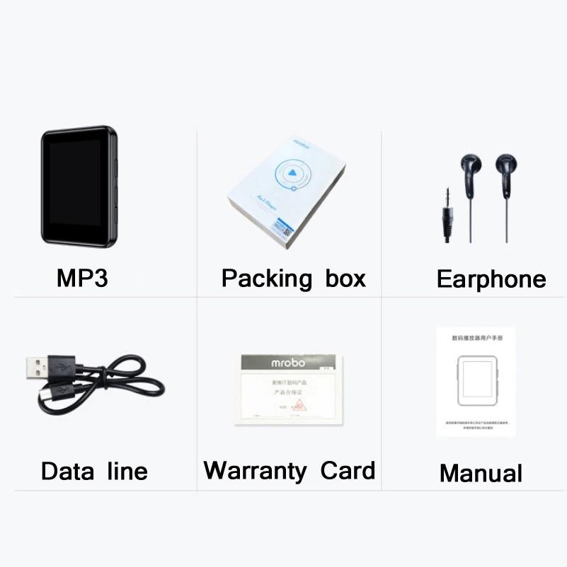 1.77 Inch Novel Reading Mp3 E Book With Bluetooth 4Gb Memory 8