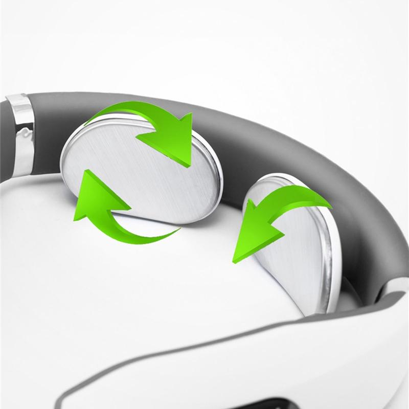 Intelligent Neck Massager Electromagnetic Vibration White 7