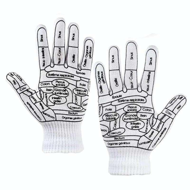 Acupressure Hand Massage Gloves For Reflexology & Physical Therapy Size: Average
