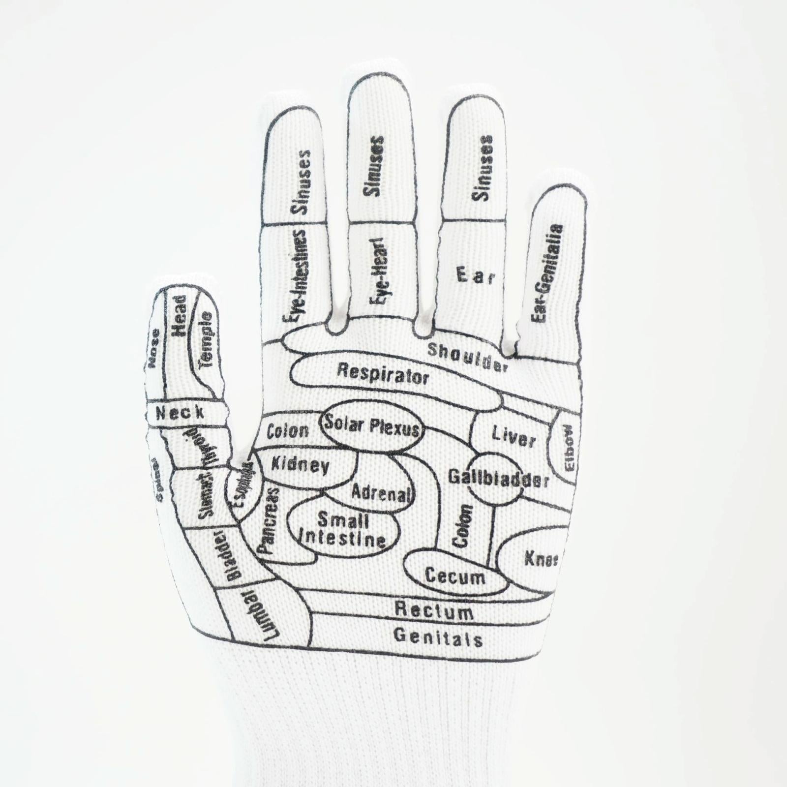 Acupressure Hand Massage Gloves For Reflexology & Physical Therapy Size: Average 6