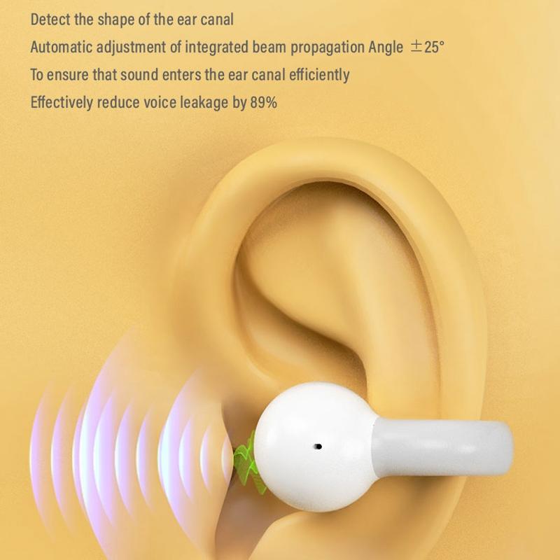 Touch Bone Conduction Bluetooth Earphone with Charging Warehouse - Ear Clip Type - Black 13