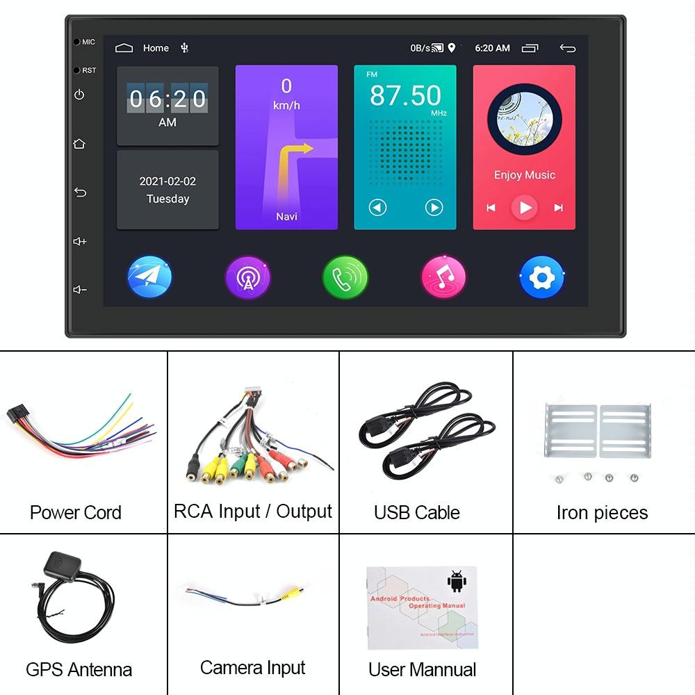 9 Inch Android Wifi Car Navigation Reversing Video Player - 2 + 32G 3