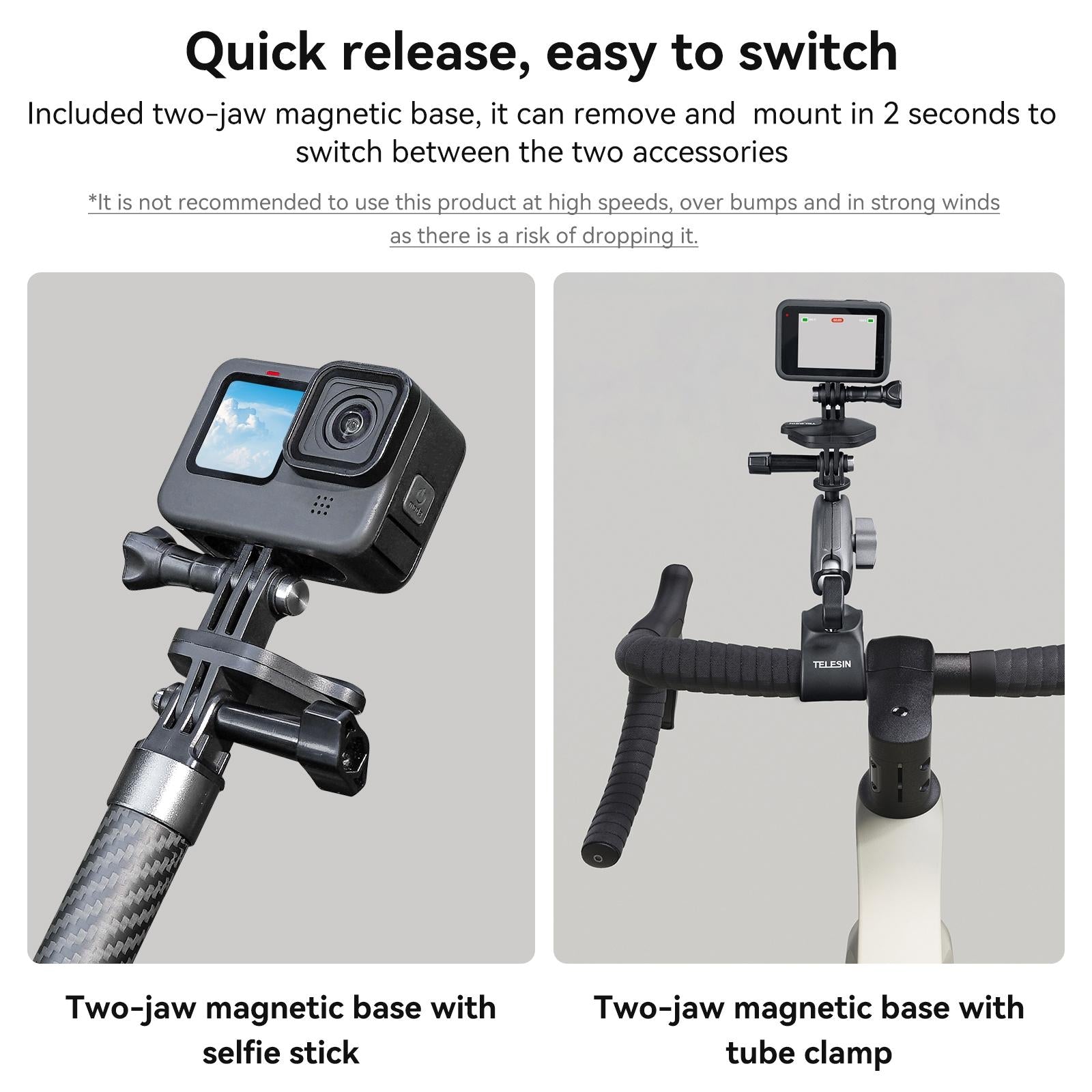 Quick Release Magnetic Camera Mount - Compact 4