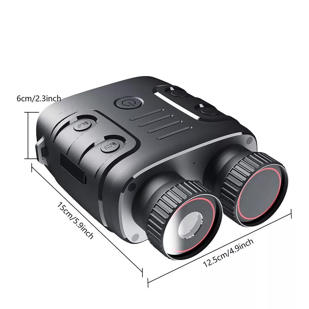 1080p Hd Binocular with Infrared Night Vision 2.4 Screen 5x Zoom 3