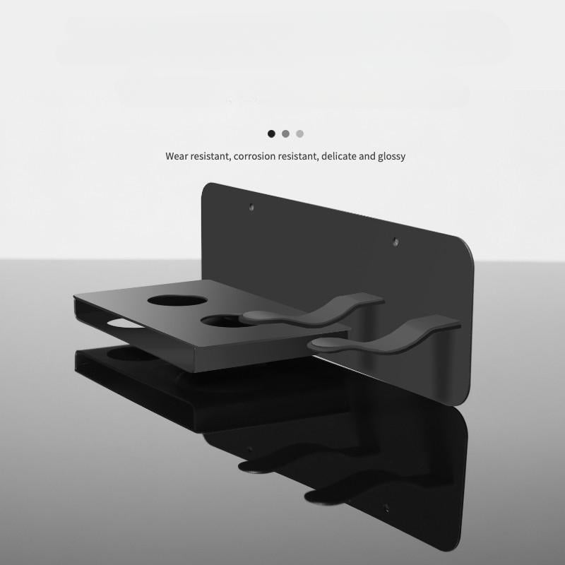 Wall Mounted Hair Dryer Holder For Bathroom Storage Upgraded Model 3