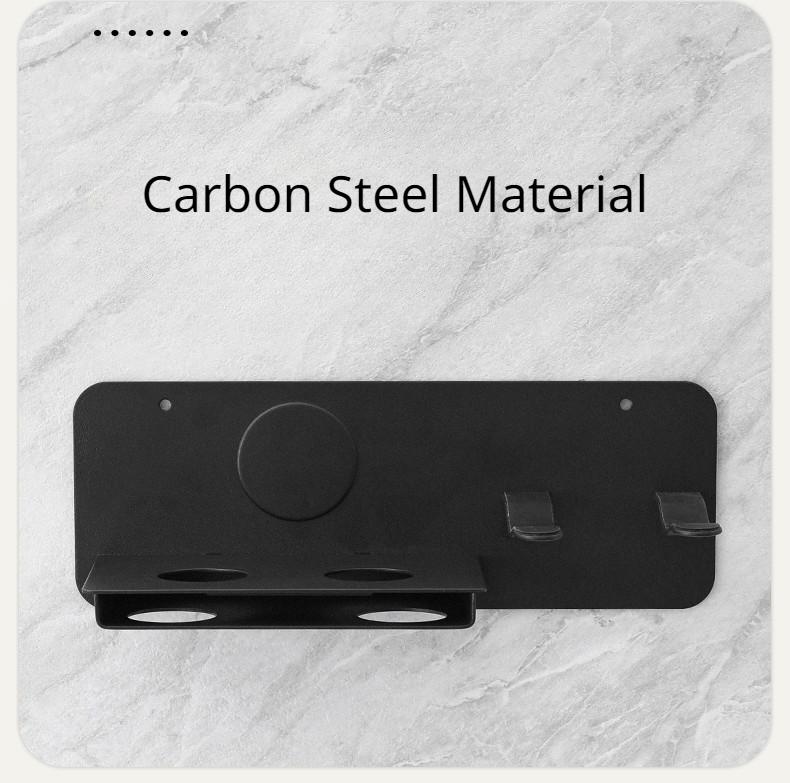 Wall Mounted Hair Dryer Holder For Bathroom Storage Upgraded Model 4