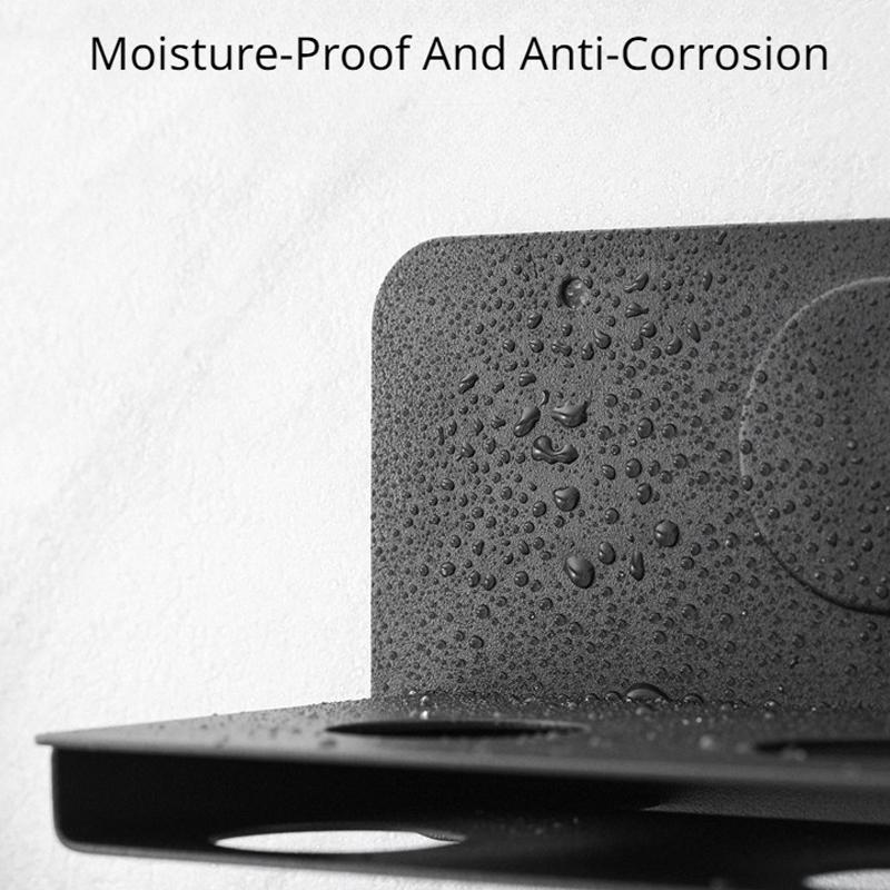 Wall Mounted Hair Dryer Holder For Bathroom Storage Upgraded Model 5