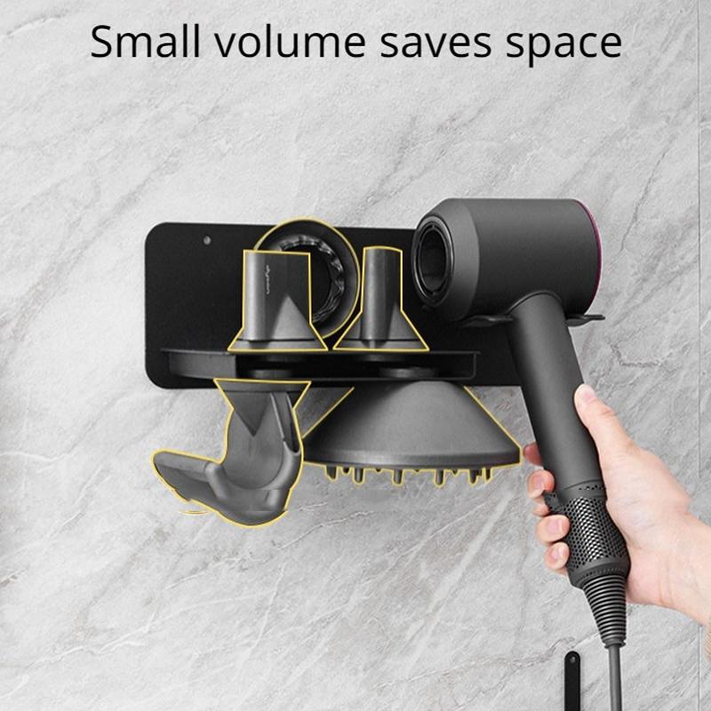 Wall Mounted Hair Dryer Holder For Bathroom Storage Upgraded Model 6
