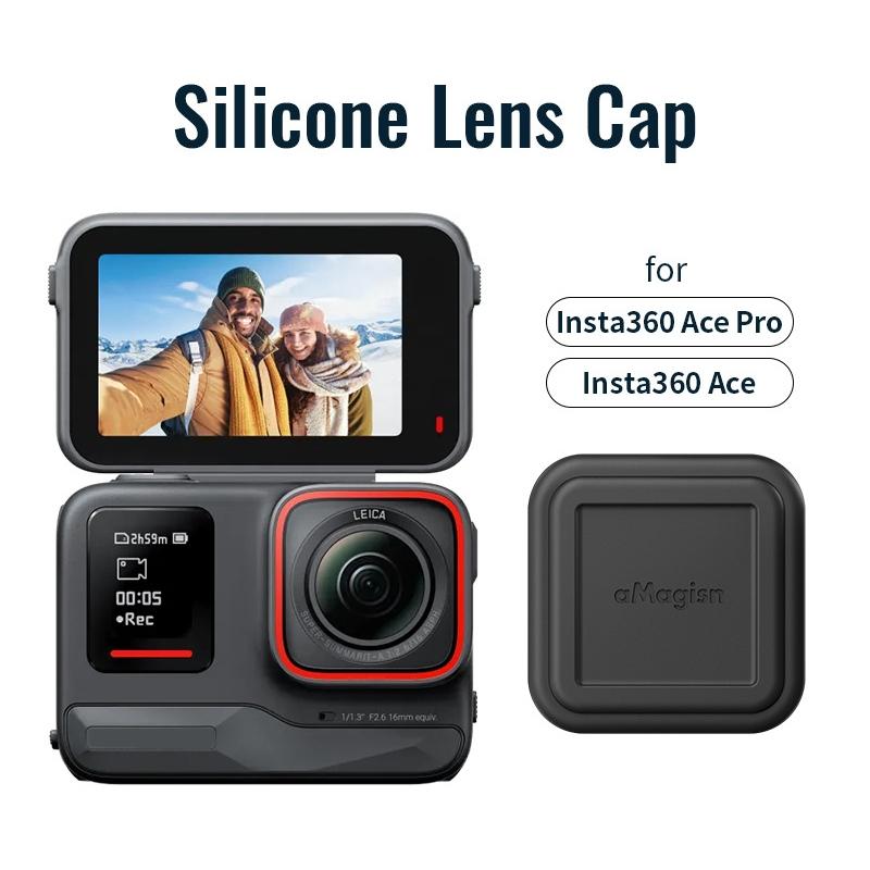 Silicone Lens Cap for Sports Camera - Protective Cover - For Insta360 Ace Pro 3