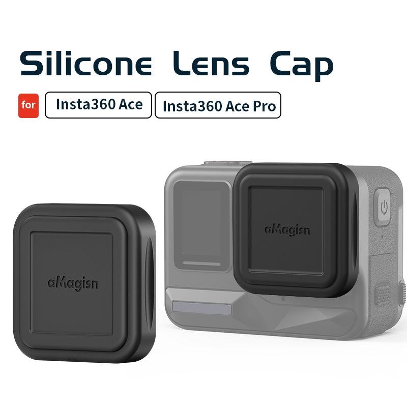 Silicone Lens Cap for Sports Camera - Protective Cover - For Insta360 Ace Pro 8