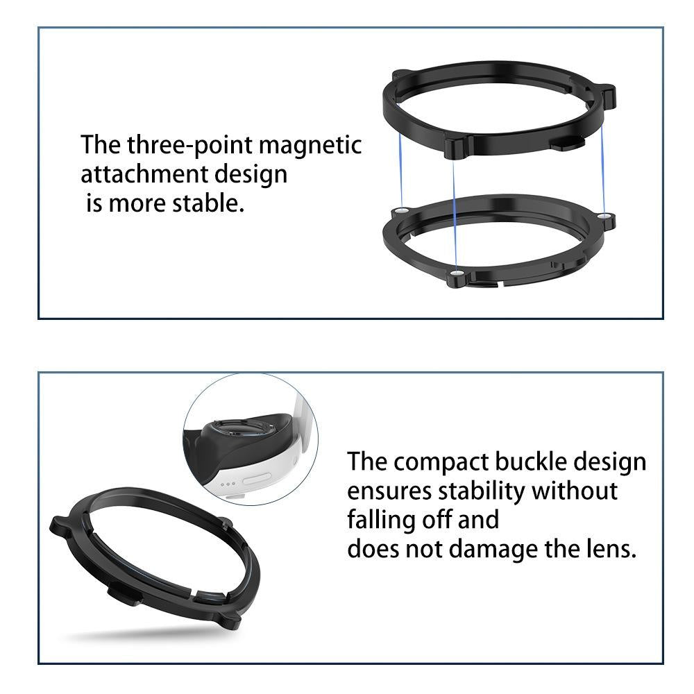 Meta Quest 3 Magnetic Vr Glasses - Anti Blue Light - L&R Frame Transparent 4
