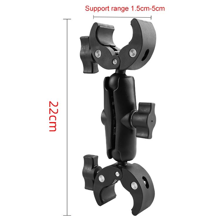 18cm Dual Head Motorcycle Handlebar Mount - 18Cm 3