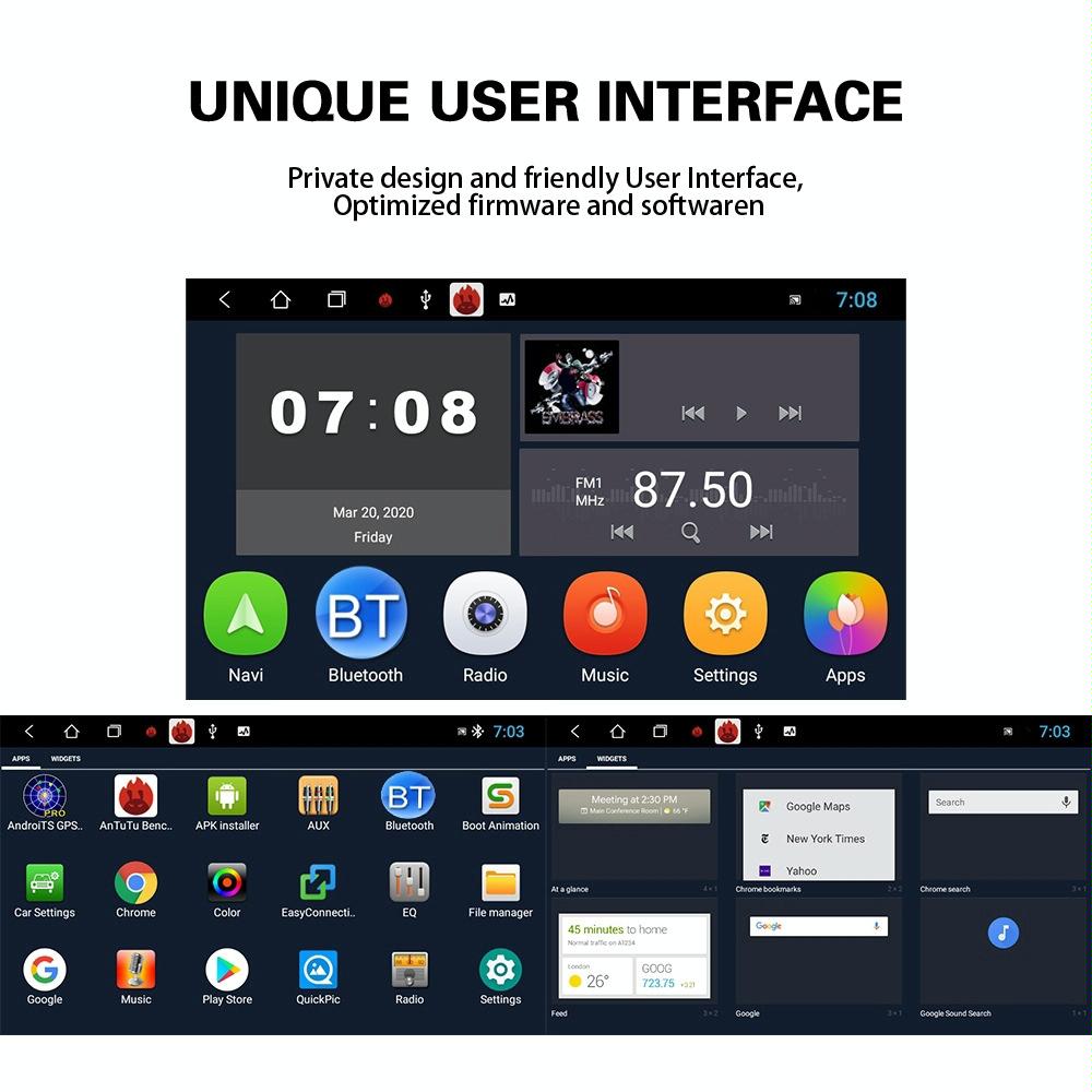 7 Inch Android 10.0 Car Multimedia Player Navigation Bluetooth Reversing Integrated - 1 + 16G 8