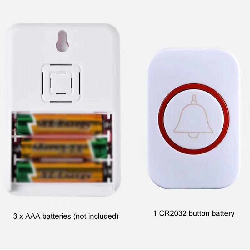 Wireless Doorbell With Remote Control And Flashing Light - Cmf1188-11 6