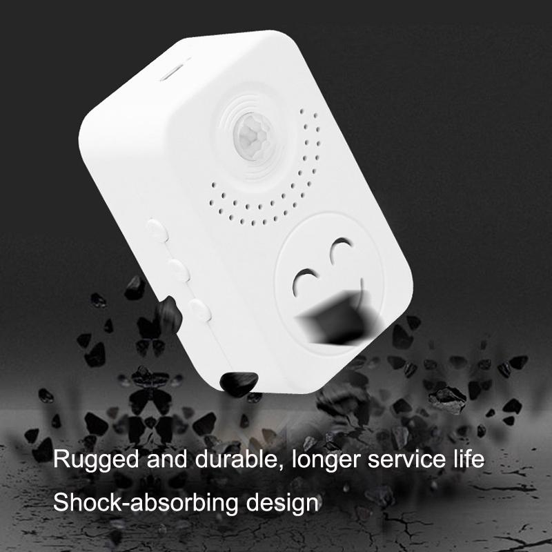 Entrance Voice Broadcaster - Small Horn Sensor For Doorbell Use - Rechargeable Square 9