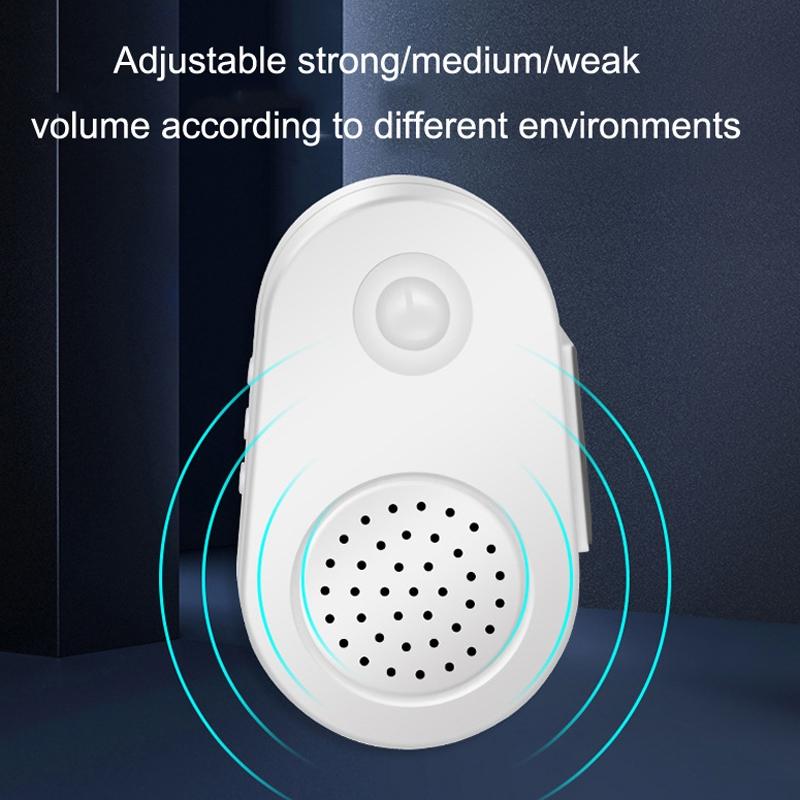 Entrance Voice Broadcaster - Small Horn Sensor For Doorbell Use - Rechargeable Square 13