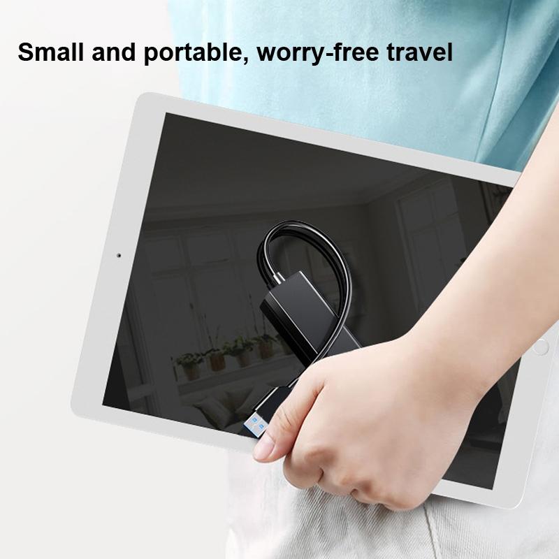 4-Port Usb 2.0 Hub Converter 15Cm Cable No Light Bar 6
