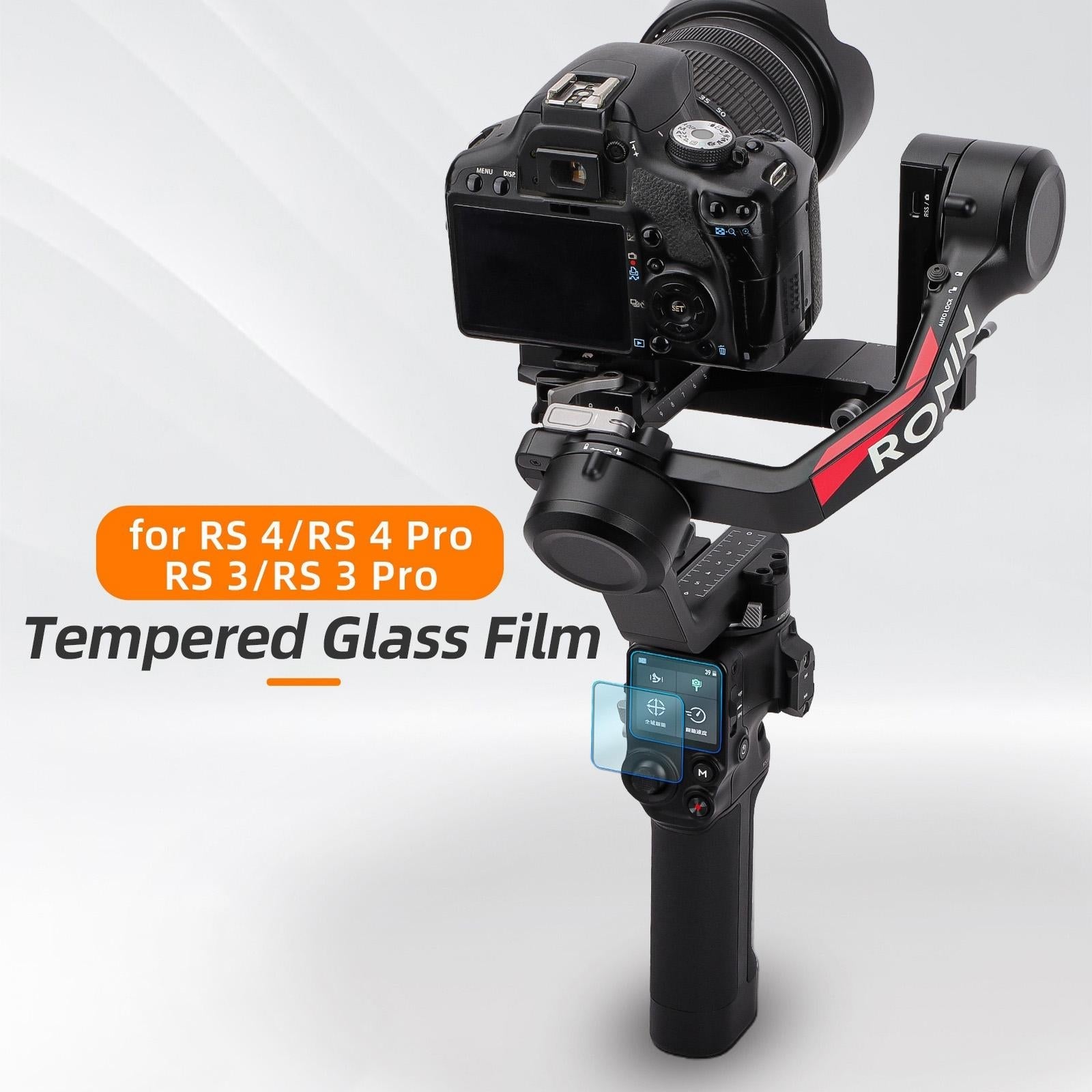 Tempe Glass Film for Dji Rs 4 / Rs 4 Pro / Rs 3 / Rs 3 Pro - 2 Pack 3