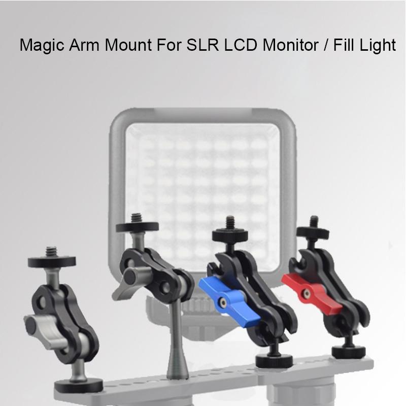 Yj Magic Arm Bracket Mount With 1 / 4 Inch Ball Head - Gun Gray 3