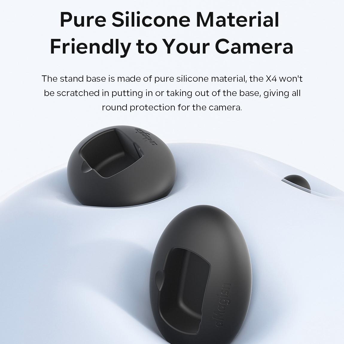 Insta360 X4 Vehicle Mount with Non-slip Silicone Base and Double-sided Glue - With Double Dided Glue 6
