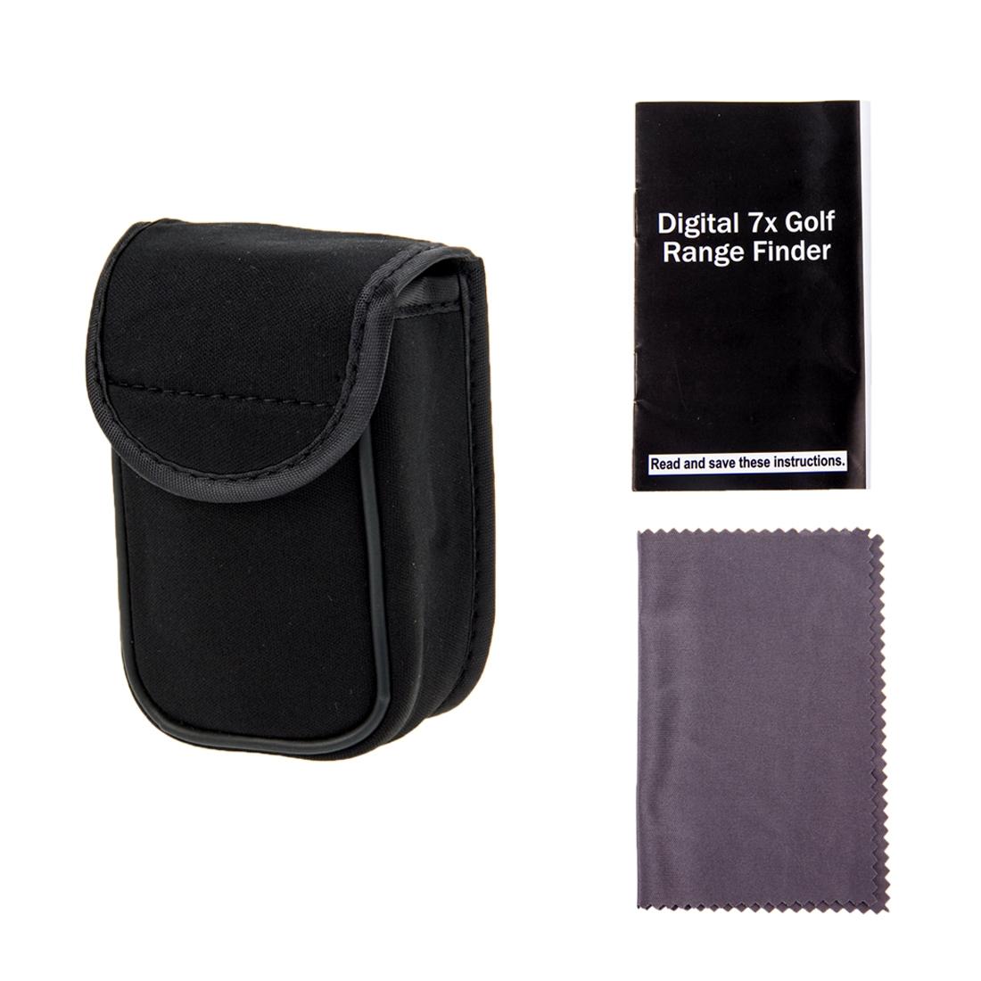 7x Digital Golf Telescope with Measuring Instrument and Padded Case 8