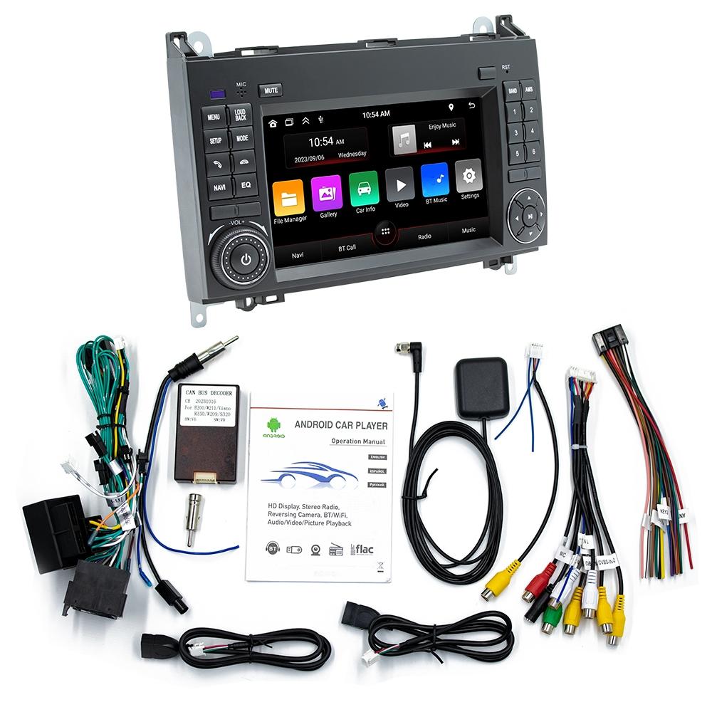 Android Car Navigation System For Mercedes B200 Bluetooth Fm Radio 1 + 32G - 1 + 32G 9