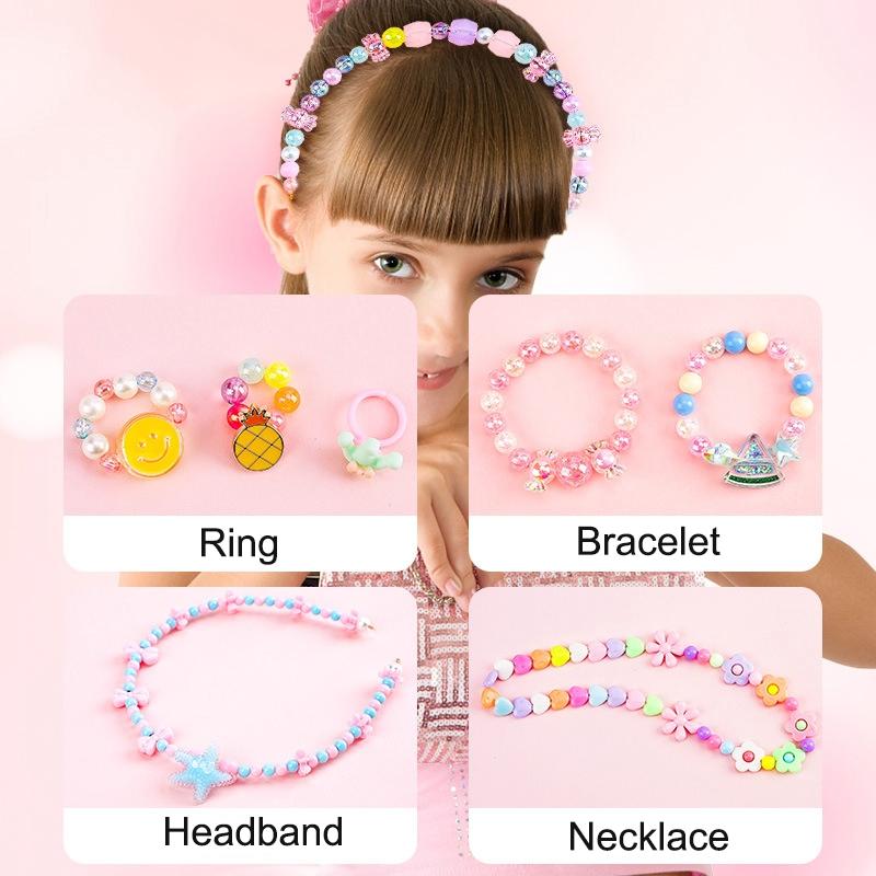 15 Grids Diy Beaded Jewelry Set For Kids 6