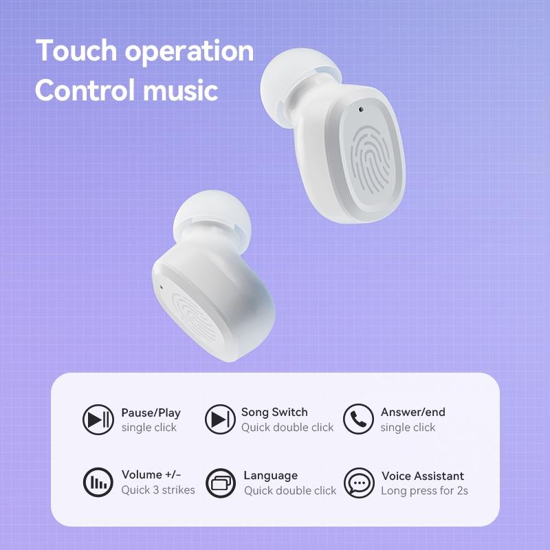 Black Wireless Earphones with Charging Case 6