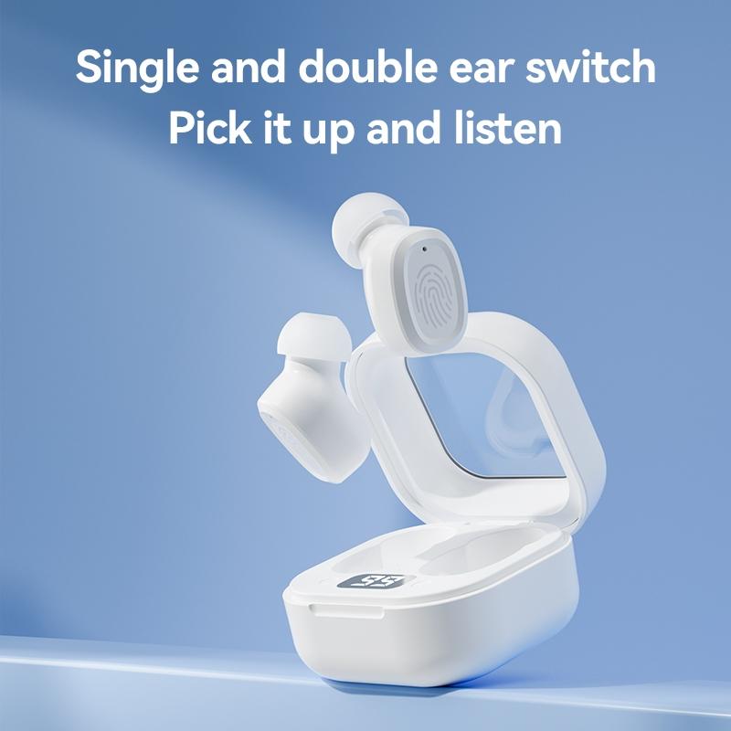 Black Wireless Earphones with Charging Case 7