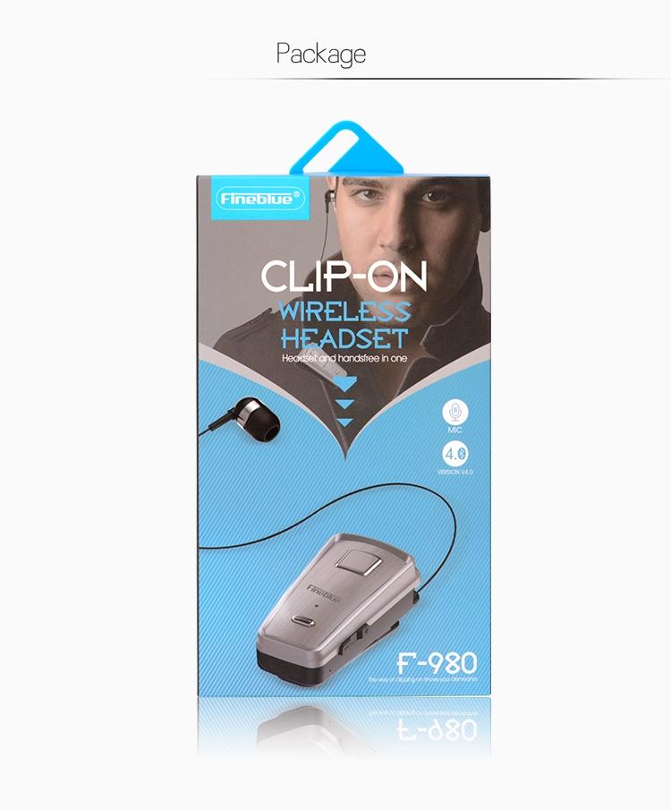 Retractable Bluetooth Headset with Caller Reminder and Anti-theft Feature 9