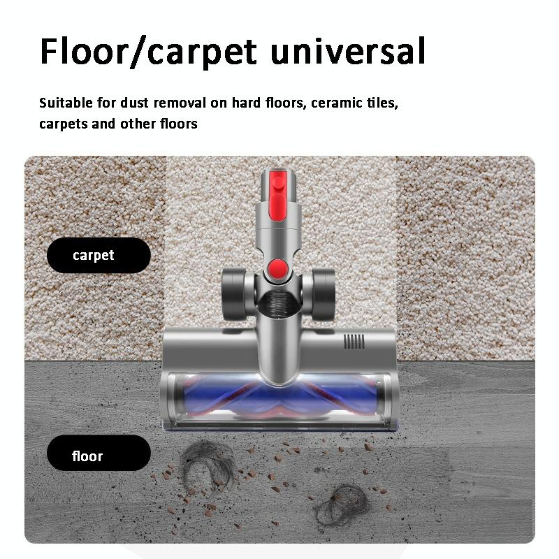 V-shaped Anti-tangle Floor Brush for Vacuum Cleaners - For Dyson V7 V8 V10 V11 9