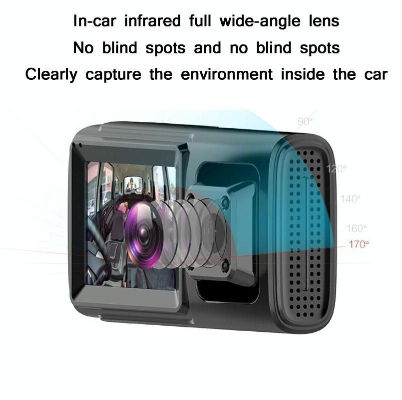 1080p In-car Night Vision Driving Recorder with Hidden Infrared 5