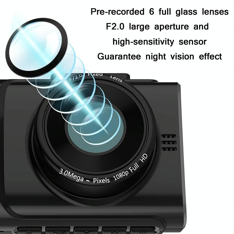 1080p In-car Night Vision Driving Recorder with Hidden Infrared 6