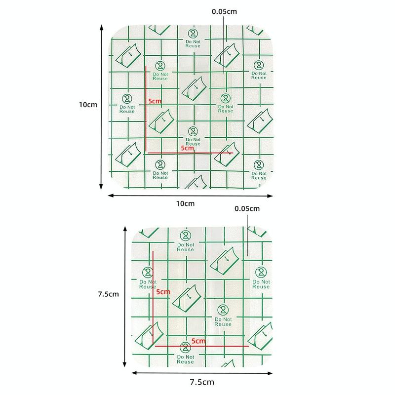 Self-Adhesive Hydrocolloid Heel Blister Patch 50 Pack - 7.5X7.5Cm 4