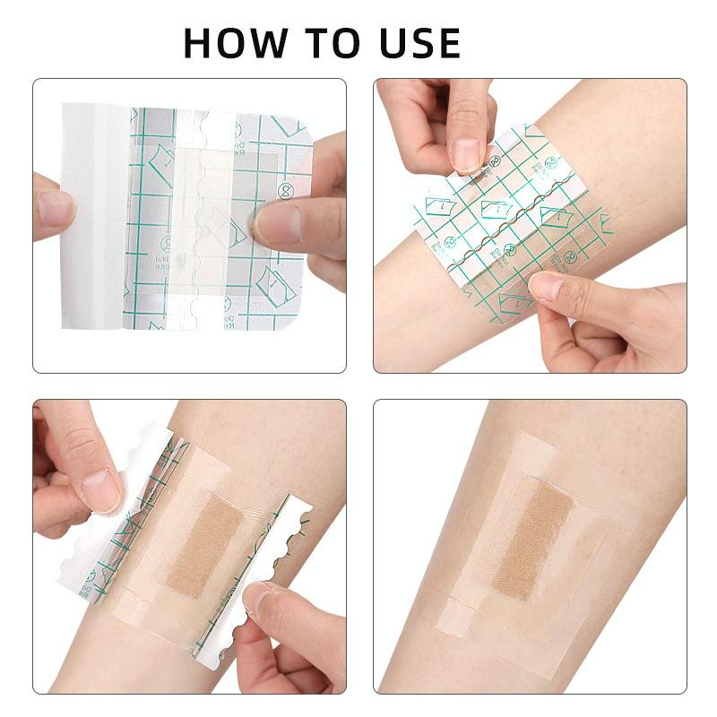 Self-Adhesive Hydrocolloid Heel Blister Patch 50 Pack - 7.5X7.5Cm 9