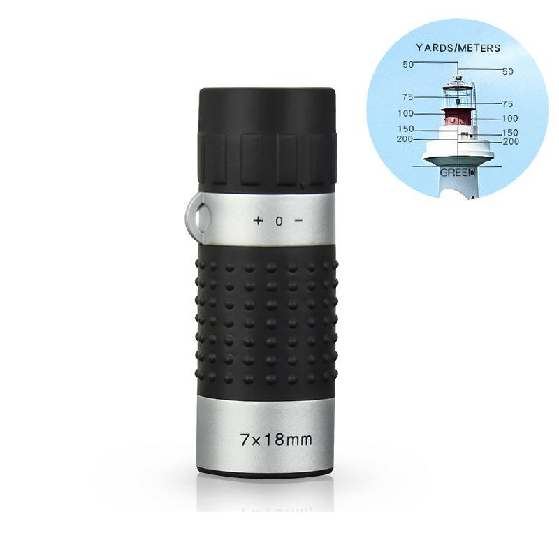 Compact 7X18 Monocular Telescope For Hunting Golf Hiking And Bird Watching - Crosshairs 9