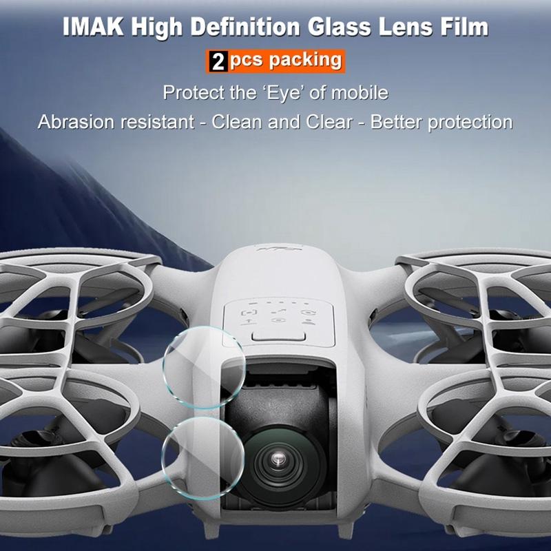 Hd Glass Rear Camera Lens Film For Dji Neo 2 Pack 4